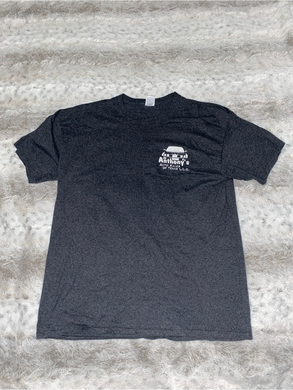 Black Short-Sleeve Crewneck Tee